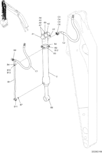 SK200 8 YN43H01572P1 Tube Diagram