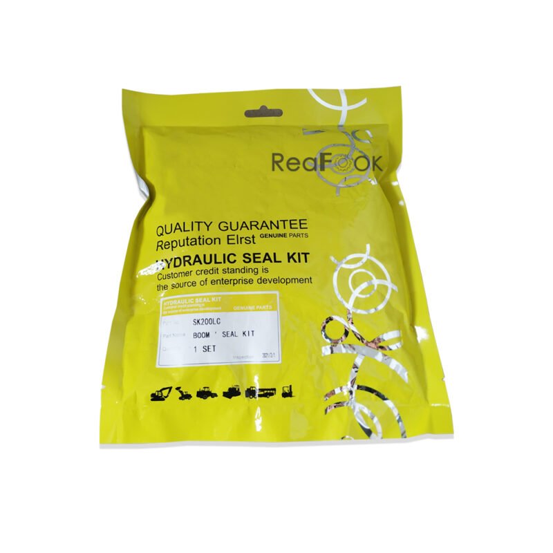 Hydraulic Boom Cylinder Seal Kit 2438U1102R500 Fit Excavator Kobelco SK200 SK200LC SK210 SK210LC Mark IV