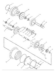 CAT308C Final Drive Reduction Diagram