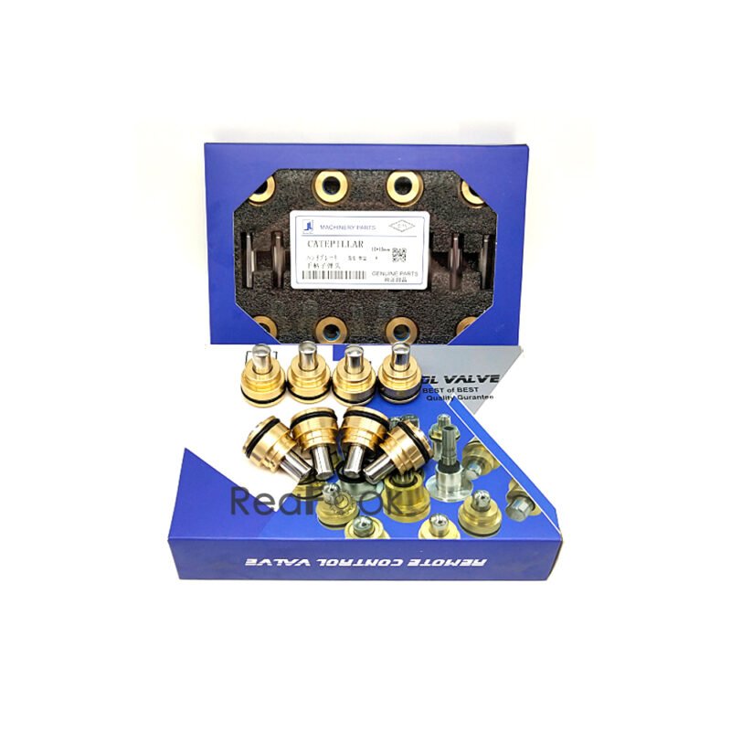 CAT312 320V1 V2 096-1628 118-4086 Joystick Pilot Valve 1 8PCS Joystick Pilot Valve Pusher 096-1628 118-4086 Fit Excavator Caterpillar CAT312 320 330 B C D