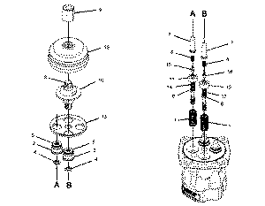CAT312 Joystock Valve Diagram