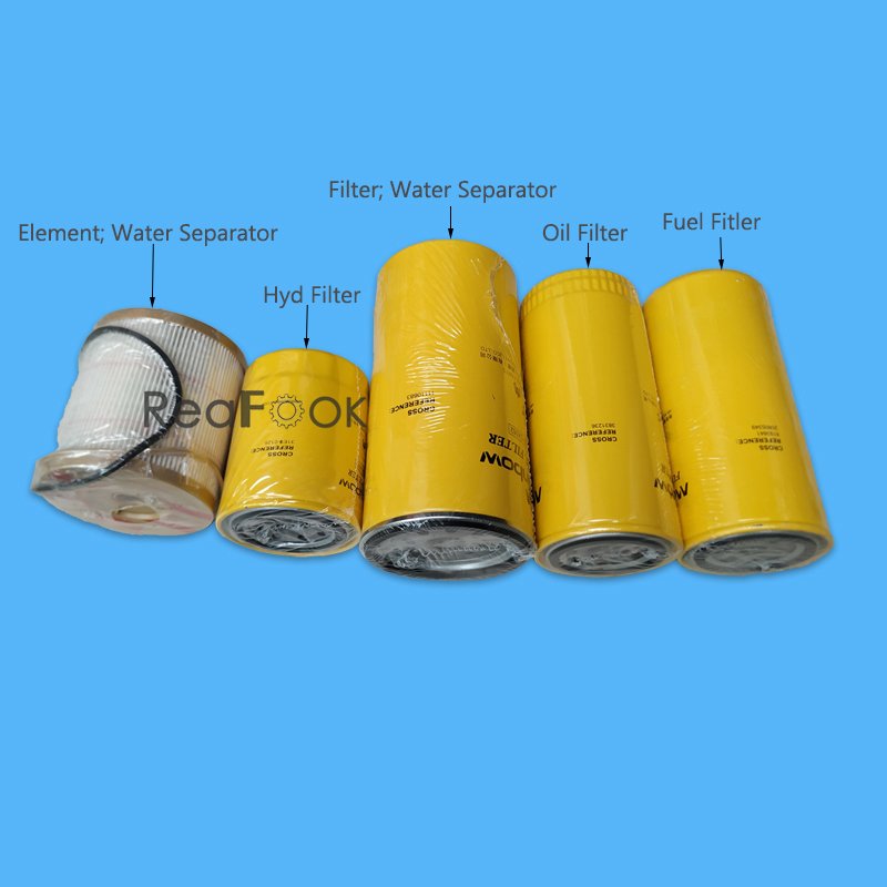 Oil Filter Hydraulic Filter Water Separator Fuel Filter Element 20805349 17457469 11110683 Fit Excavator Volvo EC200B EC210B EC210C EC210D EC235C EC240B EC240C EC290B EC290C EC300D EC300E EC360B EC360C EC380D ECR235C