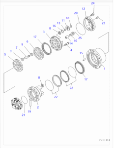 PC128 TZES100 250 8 Floating Seal 1 Diagram
