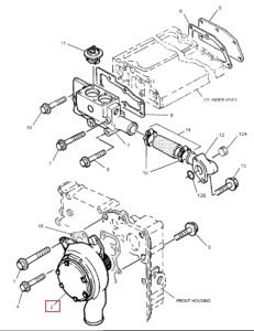 151 4825 Water Pump Diagram