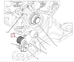 324 3218 Tensioner Diagram