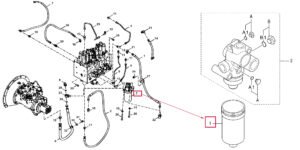 4630525 Hydraulic Oil Filter Diagram