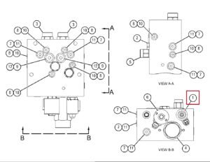 CAT D5M D6N D7E D8RII D9T D10R 174 4909 Solenoid Valve Diagram