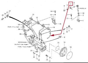 CAT311 5I 7867 Pipe Diagram