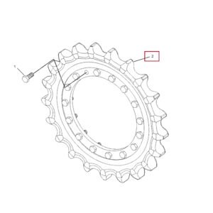 CAT311B 4i 7472 Sprocket Diagram