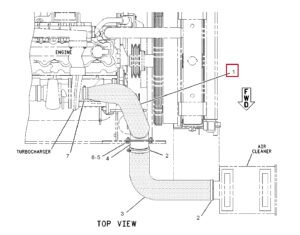 CAT330B 109 9459 Air Hose Diagram