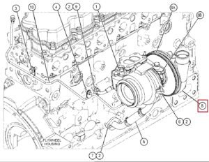 E320 323 330 C6.6 C7.1 315 9810 Turbocharger Diagram