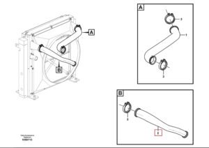 EC200D 210D 220D 14685008 Air Hose Diagram
