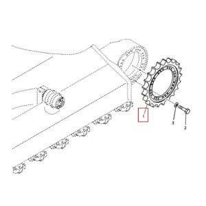 EC290B EC360B VOE14532315 VOE14604301 Sprocket Diagram