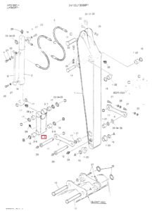 SK120 3 2406N795F1 Link Conrod Diagram