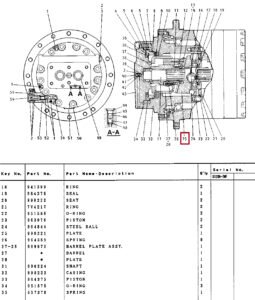 099 0221 Swash Plate Diagram