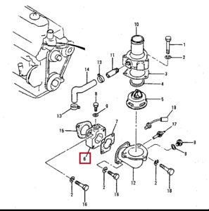CAT311 5I 7871 Spacer Diagram