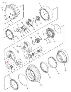 CAT325C 191 2571 Planetary Carrier Diagram