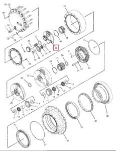 E325C 191 2686 1st Planet Carrier Assy Diagram
