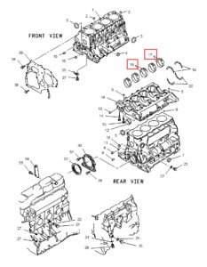 Main Bearing Diagram