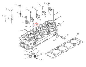 139 7880 Valve Guide Intake Diagram