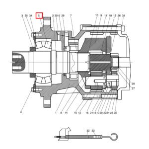 22320 Roller Bearing 2109 9033 Diagram