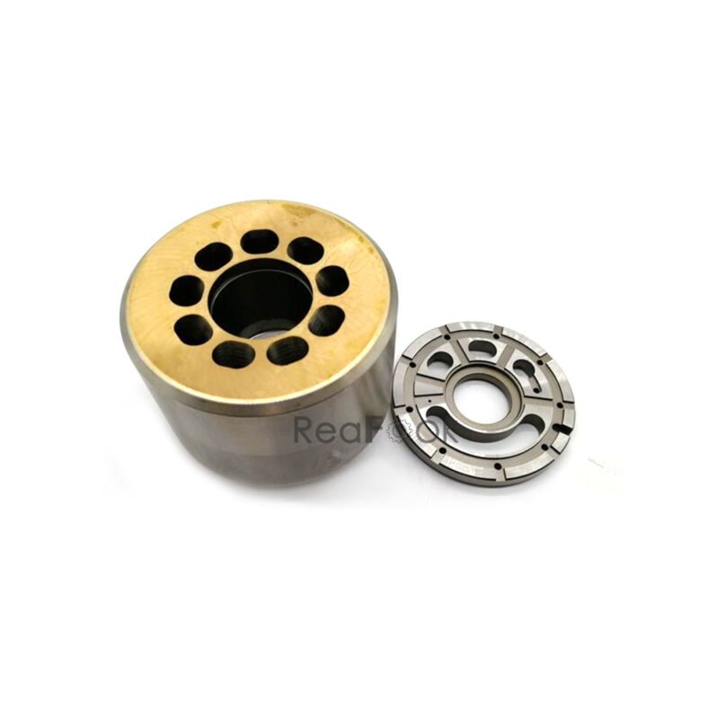 Hydraulic Piston Pump Cylinder Block Assy 708-2L-06470 708-2L-06480 with Valve Plate  Fit Excavator Komatsu PC200-8 PC200-8MO PC200LC-8 PC220-8 PC220LC-8 PC228US-8