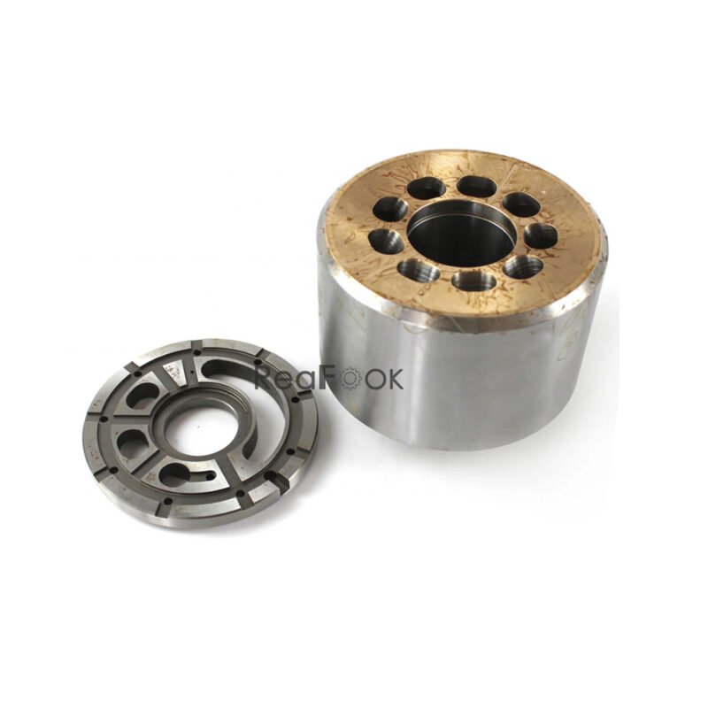 Hydraulic Piston Pump Cylinder Block Assy 708-2L-06470 708-2L-06480 with Valve Plate  Fit Excavator Komatsu PC200-8 PC200-8MO PC200LC-8 PC220-8 PC220LC-8 PC228US-8