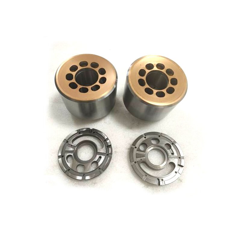 Hydraulic Piston Pump Cylinder Block Assy 708-2L-06470 708-2L-06480 with Valve Plate  Fit Excavator Komatsu PC200-8 PC200-8MO PC200LC-8 PC220-8 PC220LC-8 PC228US-8