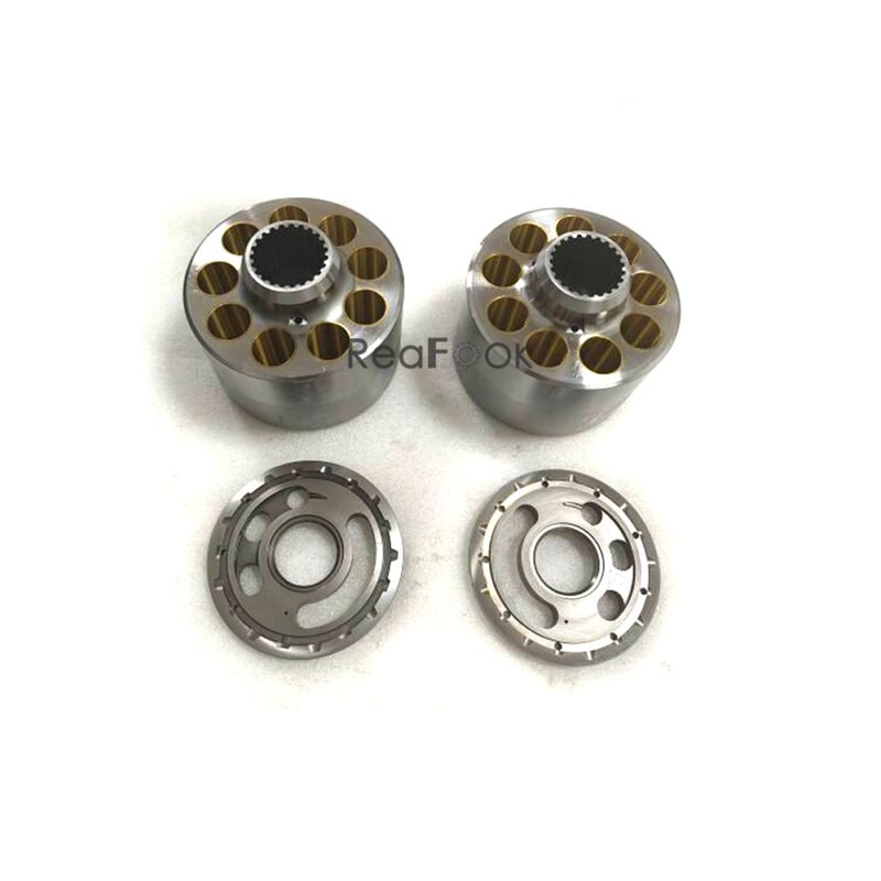 Hydraulic Piston Pump Cylinder Block Assy 708-2L-06470 708-2L-06480 with Valve Plate  Fit Excavator Komatsu PC200-8 PC200-8MO PC200LC-8 PC220-8 PC220LC-8 PC228US-8