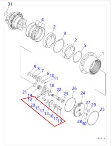 PC30MR 1 FUGHC 29028718 1st Carrier Assy Diagram