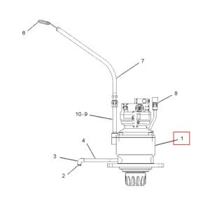 CAT308C 199 4585 Swing Drive Reduction Diagram