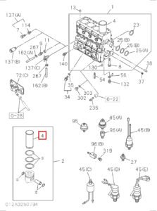 1 11261240 0 Cylinder Liner Diagram