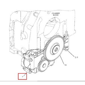 C9 396 6022 Oil Pump Diagram