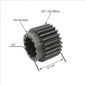 Swing Reduction Gearbox Sun Gear 05/903867 Fit Excavator JCB JS200 JS200W JS205 JS210 JS220 JS235 JZ235 JS255