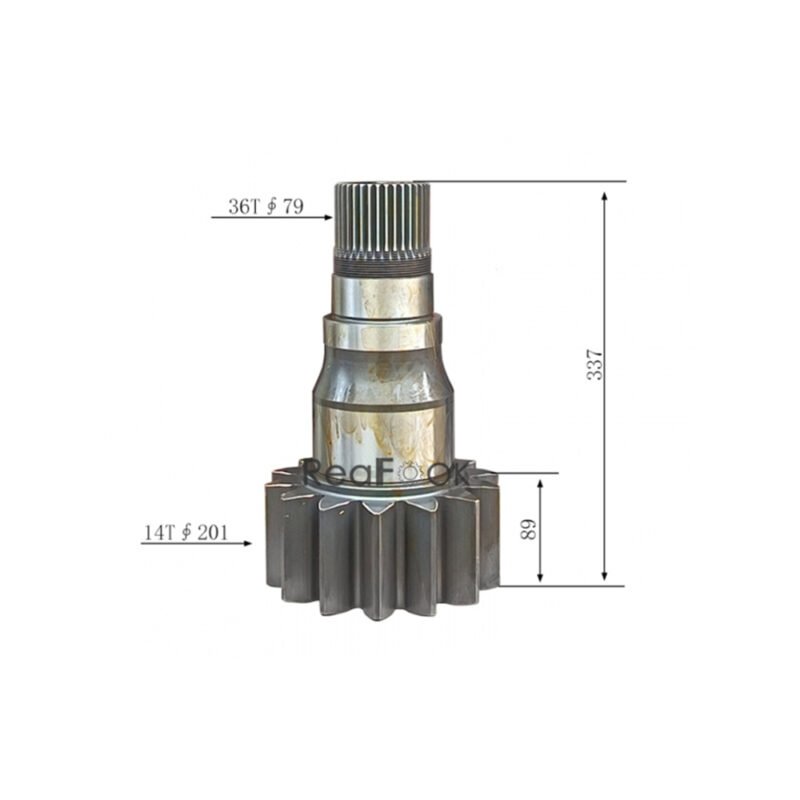 Swing Reduction Gearbox Drive Shaft Pinion 05/903869 Fit Excavator JCB JS200 JS200W JS205 JS210 JS220 JS235 JZ235 JS255