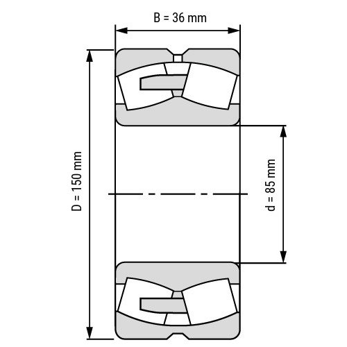 Swing Reduction Gearbox Spherical Roller Bearing 05/903875 Fit Excavator JCB JS200 JS200W JS205 JS210 JS220 JS235 JZ235 JS255