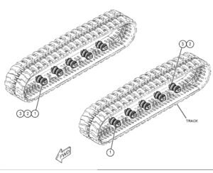 CAT308C 507 1285 Track Roller Diagram