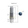 Travel Motor Shaft RP801-72550 Fit Excavator Kubota KX161-3 KX161-3S KX161-2 KX057-4 U45-3 U55-4 U55CA