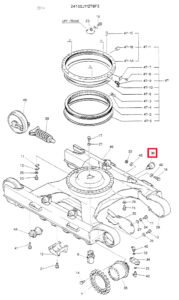SK200 3 SK200 5 24100N5946F2 Carrier Roller Diagram