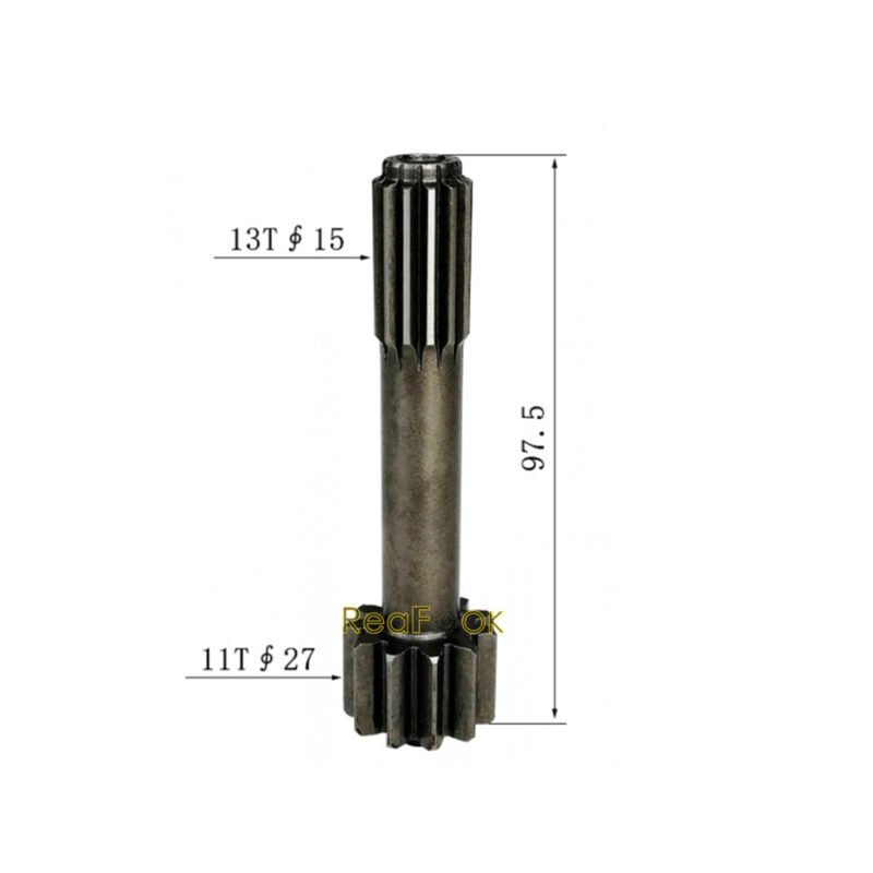 Final Drive Sun Gear RC441-13540 Drive Shaft Fit Excavator Kubota U35S U35-3S KX91-3S KX91-3S CA