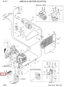 11N6 90031 Air conditioner Control Panel Diagram