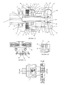 CAT303 219 1031 Swing Motor Assy Diagram
