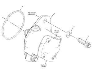 CAT345 384 8612 Fuel Transfer Pump Diagram