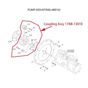 R450 7 R480 9 11NB 13010 11NB 13011 Coupling Assy Diagram