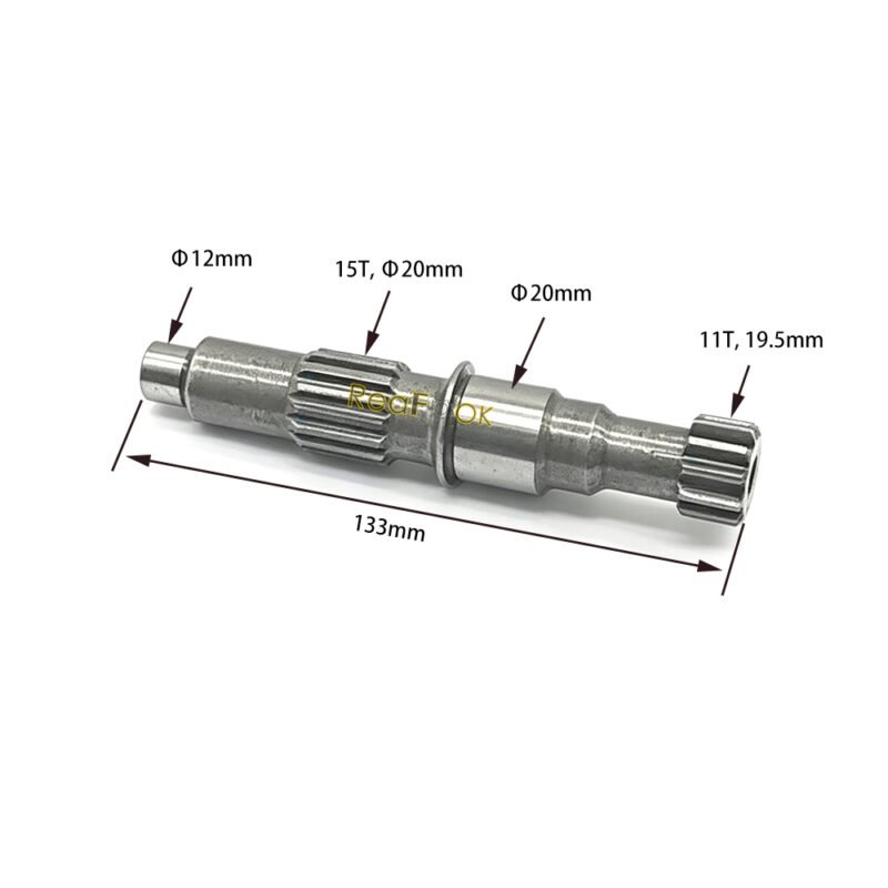 U17-3 RA251-78060 Travel Motor Shaft 3-1 Final Drive Travel Motor Drive Shaft Assy RA251-78060 with Bearing 08101-06004 Fit Excavator Kubota U17 U17-3 K 016-4 KX41-3