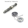 U17-3 RA251-78060 Travel Motor Shaft 5 Final Drive Travel Motor Drive Shaft Assy RA251-78060 with Bearing 08101-06004 Fit Excavator Kubota U17 U17-3 K 016-4 KX41-3