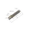 U25-3 RB40178330 Travel Motor Shaft 1 Final Drive Travel Motor Shaft RB40178330 Fit Excavator Kubota U25-3S U27-4 U25S U27-4 CA