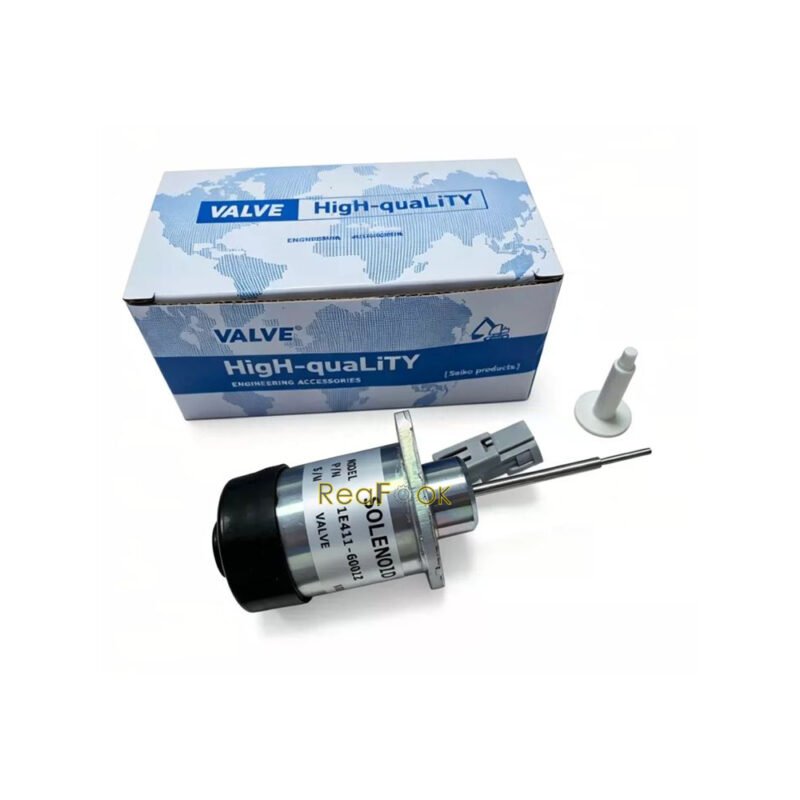 1E411-60012 Fuel Stop Solenoid 4 Fuel Stop Solenoid 1E411-60012 Fit Kubota D722 D902 Z482 U15 U17 KX018