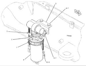 349 1063 Efficiency Fuel Filter Diagram