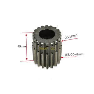 Final Drive Travel Reduction Sun Gear 6669098 Fit Excavator Bobcat 328 329 334 428